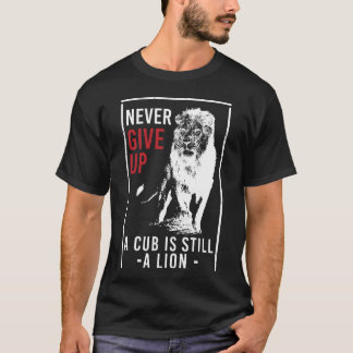 Löwe Afrika Mut Tier Junge T-Shirt