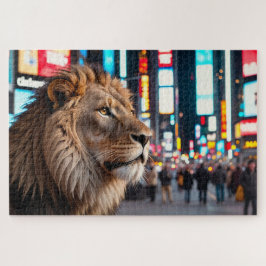 Löwe am Times Square Puzzle