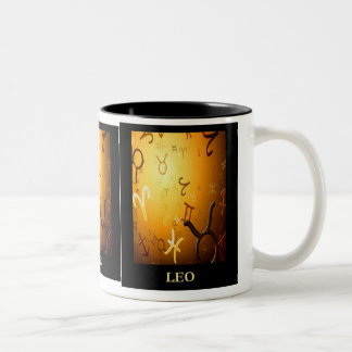 LÖWE-ASTROLOGIE-TASSE ZWEIFARBIGE TASSE