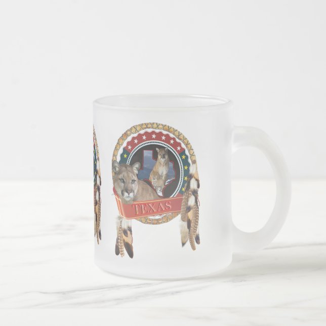 Löwe aus Texas Mattglastasse (Rechts)