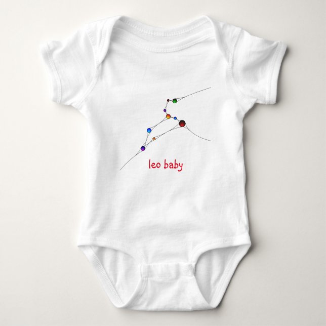 Löwe-Baby-Bodysuit Baby Strampler (Vorderseite)