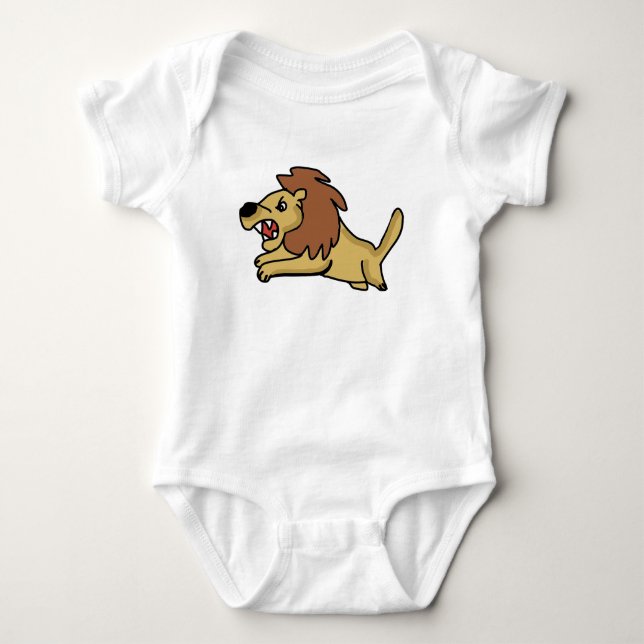 Löwe Baby Strampler (Vorderseite)