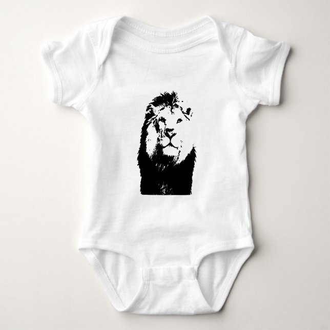 Löwe Baby Strampler (Vorderseite)