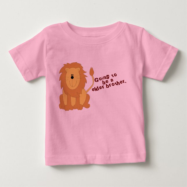 Löwe Baby T-shirt (Vorderseite)