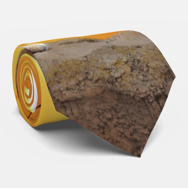 Löwe bei Sonnenuntergang Krawatte (Gerollt)