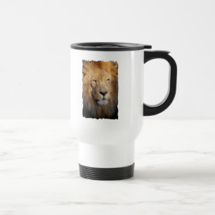 Löwe-Bild-Reise-Tasse Reisebecher