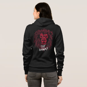 Löwe Bleib hungrig Hoodie