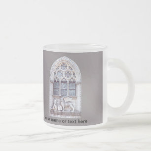 Löwe-Buntglas-Fenster Sans Marco Winged Mattglastasse