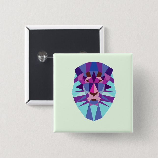 Löwe Button (Vorne & Hinten)