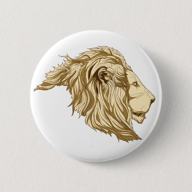 Löwe Button (Vorderseite)