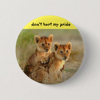 Löwe CUB knöpfen Button