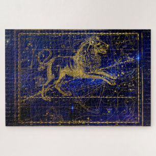 Löwe das Löwe-Sternbild-Puzzle Puzzle