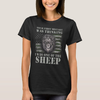 Löwe Dein erster Fehler war zu denken, ich wäre ei T-Shirt