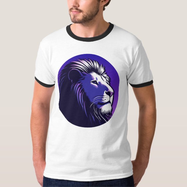 Löwe der 80er Jahre T-Shirt (Vorderseite)