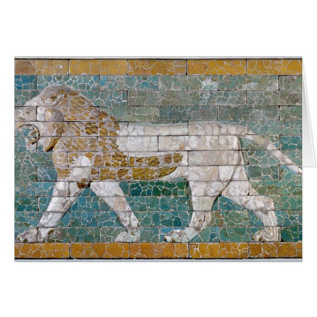 Löwe, der Ishtar darstellt (Vorderseite (Horizontal))