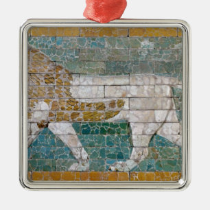 Löwe, der Ishtar darstellt Ornament Aus Metall