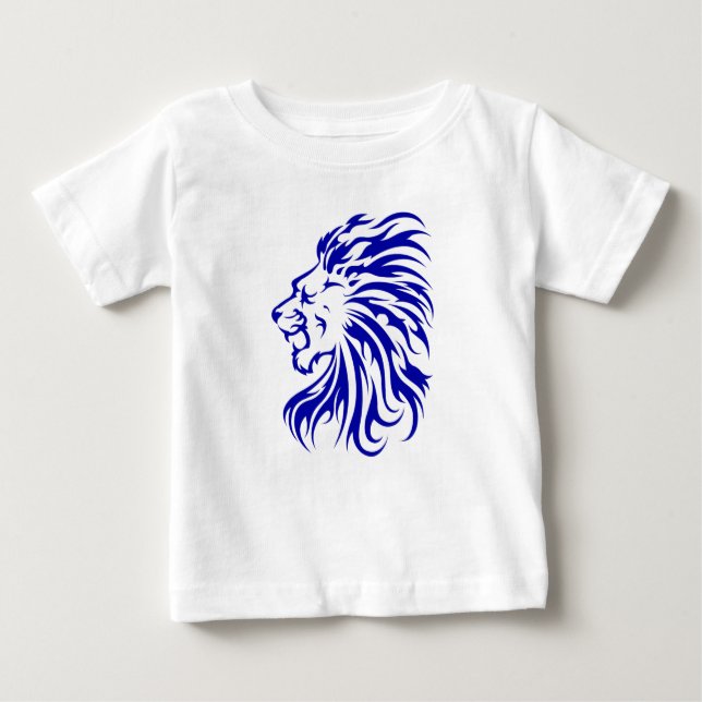 Löwe der König des Dschungels,Löwenliebensgeschenk Baby T-shirt (Vorderseite)