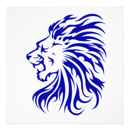 Löwe der König des Dschungels,Löwenliebensgeschenk Fotodruck