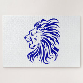 Löwe der König des Dschungels,Löwenliebensgeschenk Puzzle