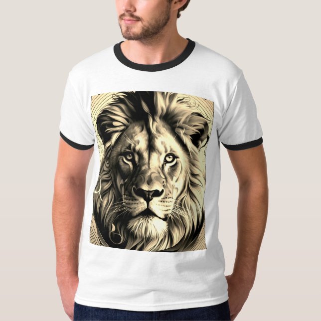 Löwe der König T - Shirt (Vorderseite)
