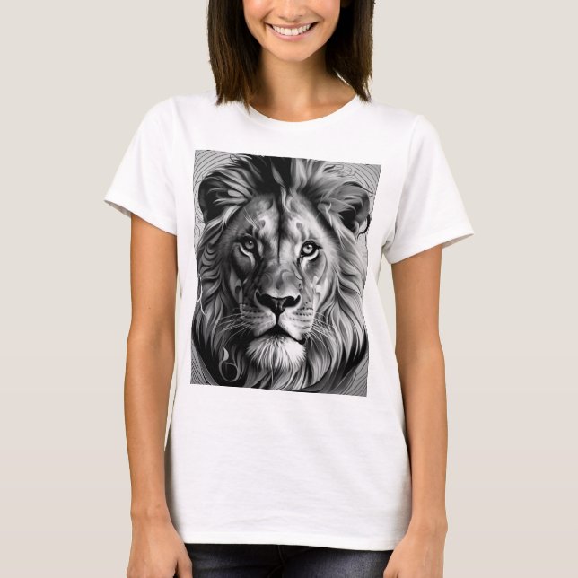 Löwe der König T - Shirt (Vorderseite)