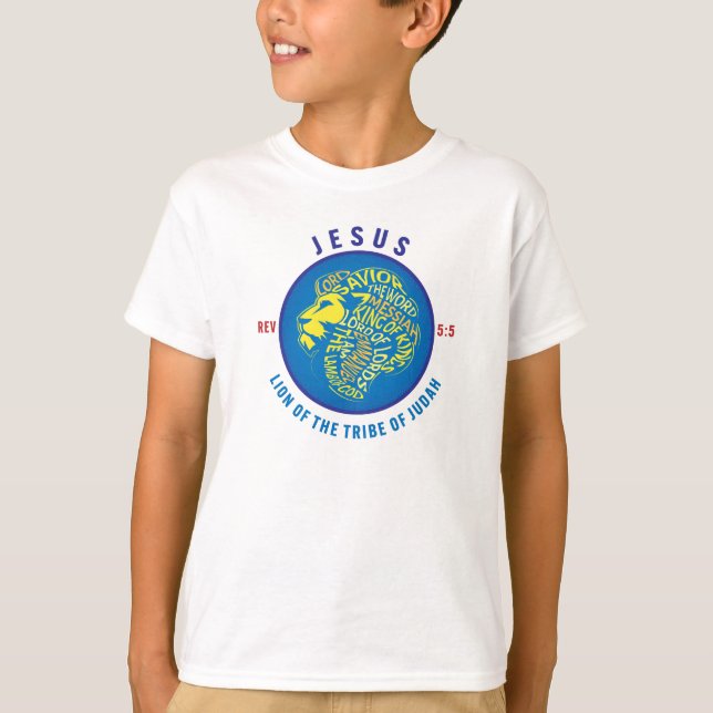 Löwe des Stamms von Juda T-Shirt (Vorderseite)