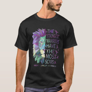 Löwe Die stärksten Krieger haben die meisten Narbe T-Shirt