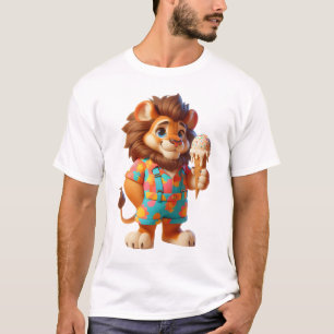 Löwe Eiscreme T-Shirt