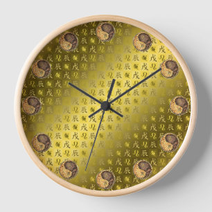 Löwe & Erddrache Uhr