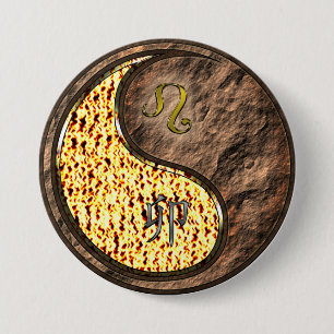 Löwe & Erdhase Button