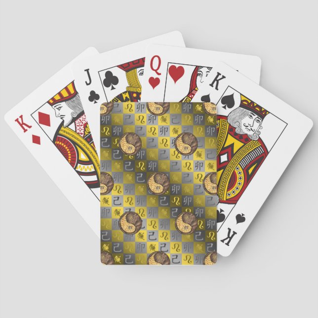 Löwe & Erdhase Spielkarten (Rückseite)