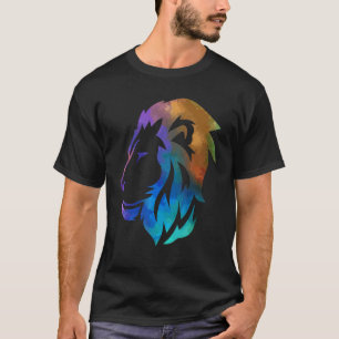 Löwe Felidae Große Katze Outfit Männer Frauen Kind T-Shirt