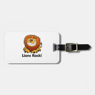 Löwe-Felsen! Gepäckanhänger