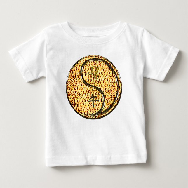 Löwe & Feuerpferd Baby T-shirt (Vorderseite)