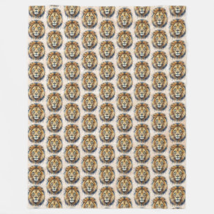 Löwe Fleecedecke