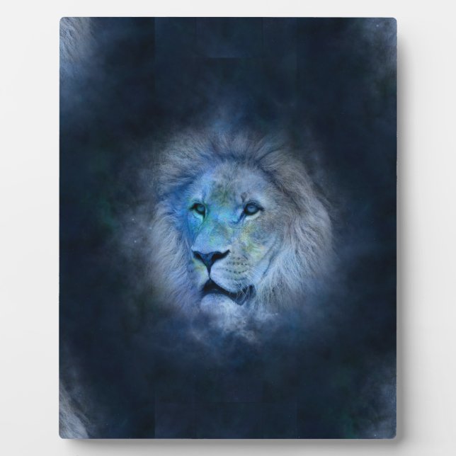 Löwe Fotoplatte (Vorderseite)