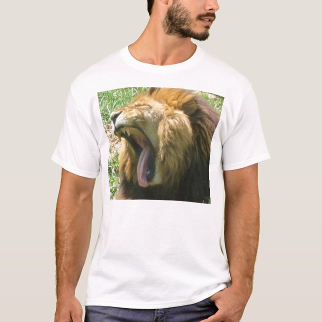 Löwe-Gegähne T-Shirt (Vorderseite)