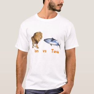 Löwe gegen Thunfisch T-Shirt