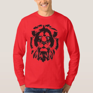 Löwe Gesicht, ich beobachte dich. Löwenkopftäto T-Shirt