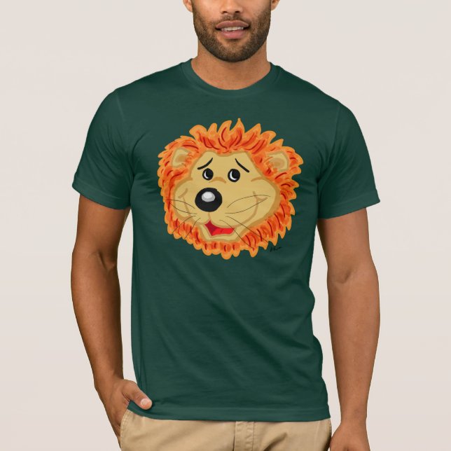 Löwe-Gesichts-T - Shirt (Vorderseite)