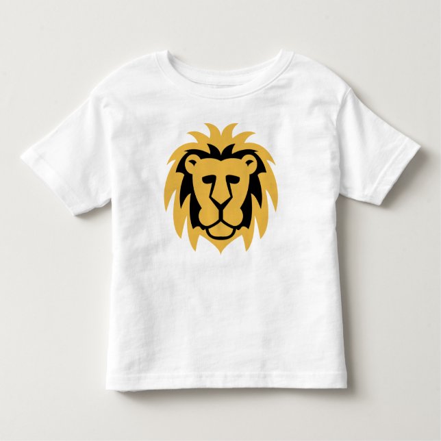 Löwe-Gold Kleinkind T-shirt (Vorderseite)