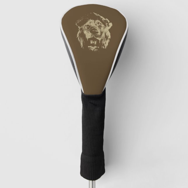 Löwe Golf Headcover (Vorderseite)