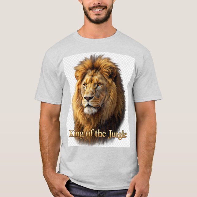 Löwe Grafik T-Shirt (Vorderseite)