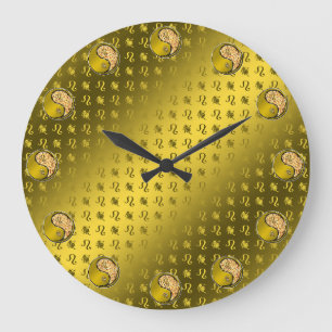 Löwe Große Wanduhr
