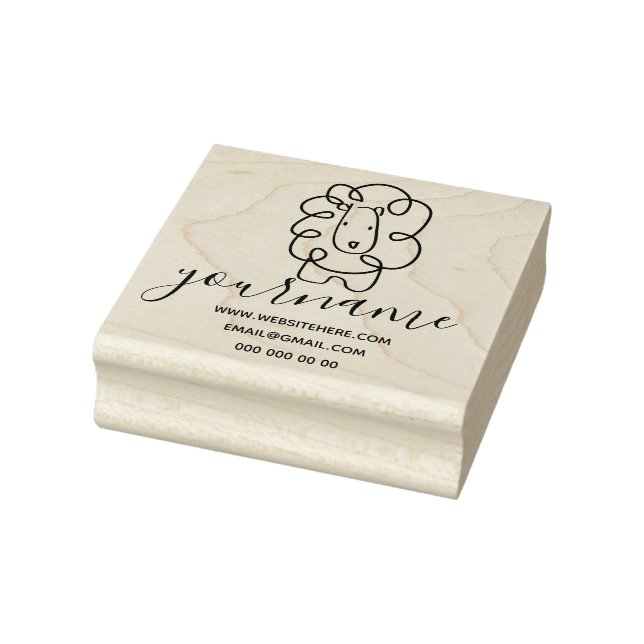 Löwe Gummistempel (Stempel)