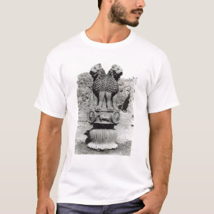 Löwe-Hauptstadt von der Säule des Kaisers Ashoka T-Shirt