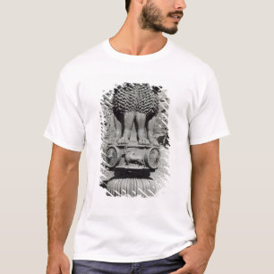 Löwe-Hauptstadt von der Säule des Kaisers Ashoka T-Shirt