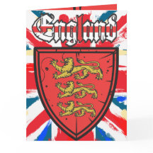 Löwe-hölzernes Schild Englands drei