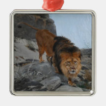 Löwe in den Bergen (von Richard Friese)