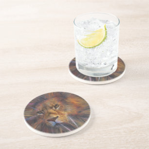 Löwe in der Galerie Sandstone Untersetzer